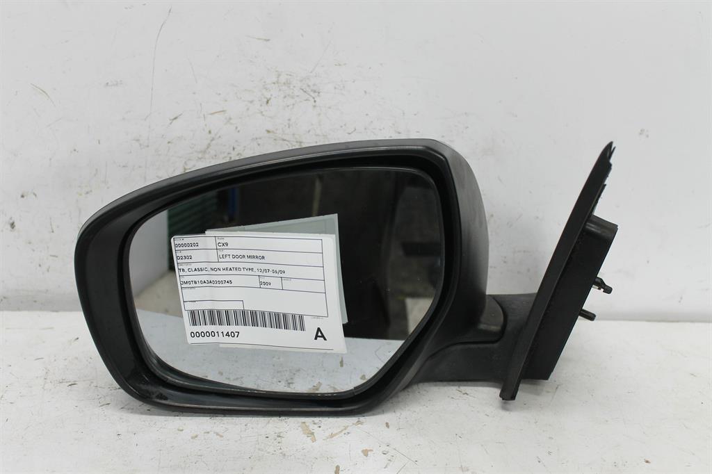 Used Mazda, CX9 Left Door Mirror Tb Classic Non Heated Type 12/07 06/09 2009 – image 1 - All Good Parts