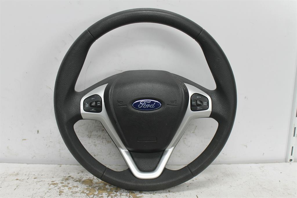 Used Ford, Ecosport Steering Wheel Bk Bl Vinyl W/Audio Controls Type 11/13 01/20 2014 – image 1 - All Good Parts