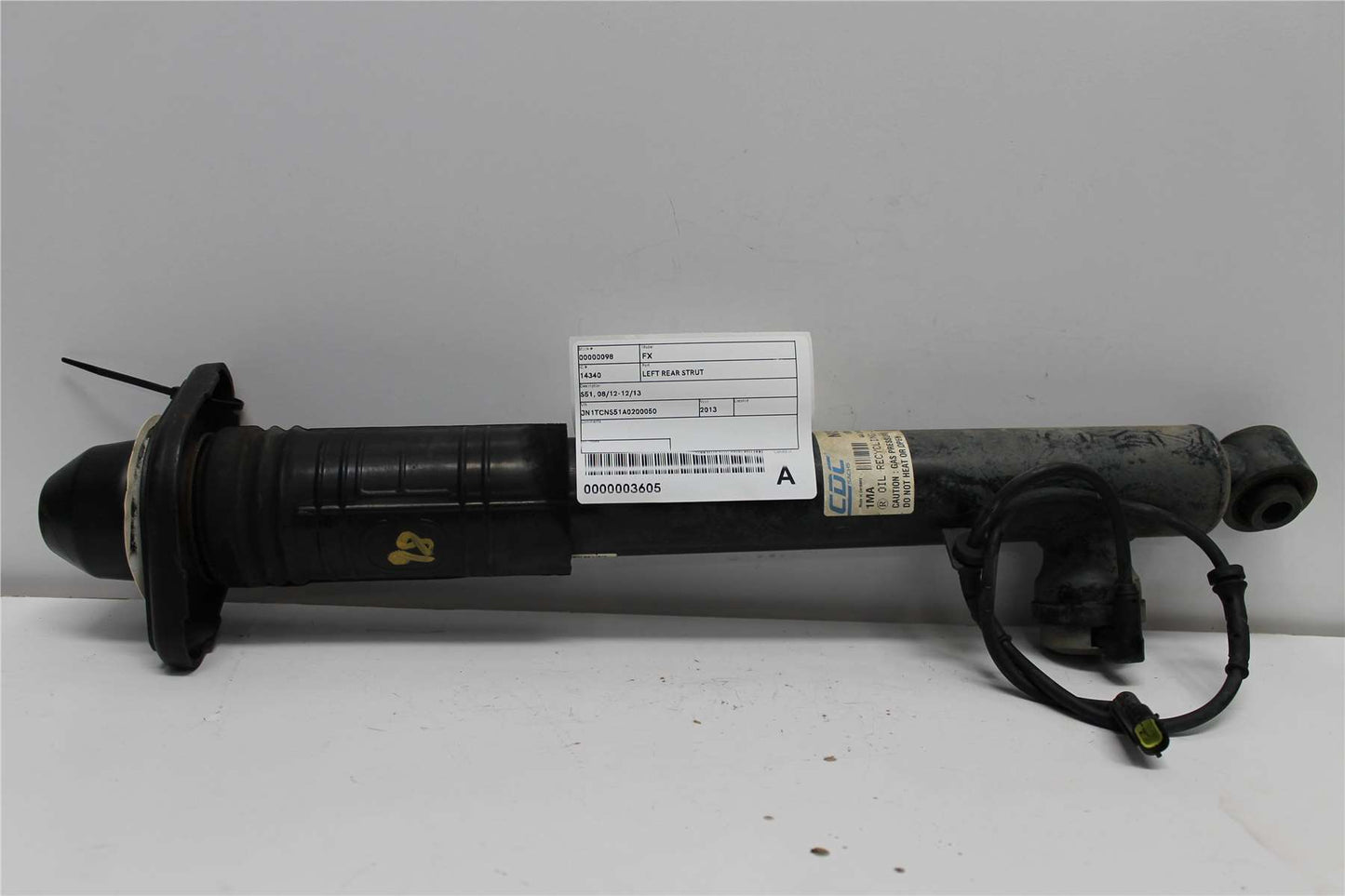 Used Infiniti, FX37 Left Rear Strut S51 08/12 12/13 2013 – image 1 - All Good Parts