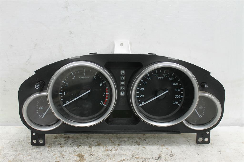 Used Mazda, CX9 Instrument Cluster Instrument Cluster Auto T/M Luxury/Grand Touring/Classic Silver Needle Type Tb 11/09 12/15 2015 – image 1 - All Good Parts