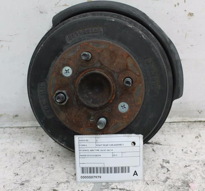 Used Mazda, 2 Right Rear Hub Assembly De Series Abs Type 09/07 09/14 2012 – image 1 - All Good Parts
