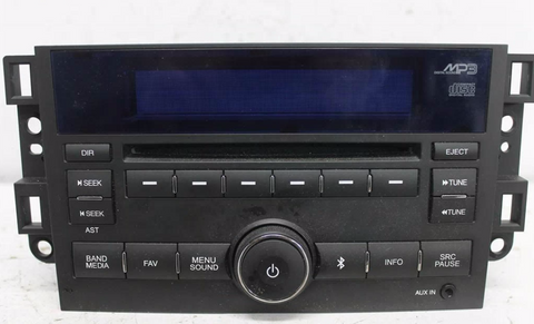 Holden, Captiva Stereo/Head Unit Dash Radio Control/Head Unit Single Disc Cd Player Lx/Ls/Lt/Ltz/Captiva 7 (4Th Vin = C) Cg 07/12 09/15