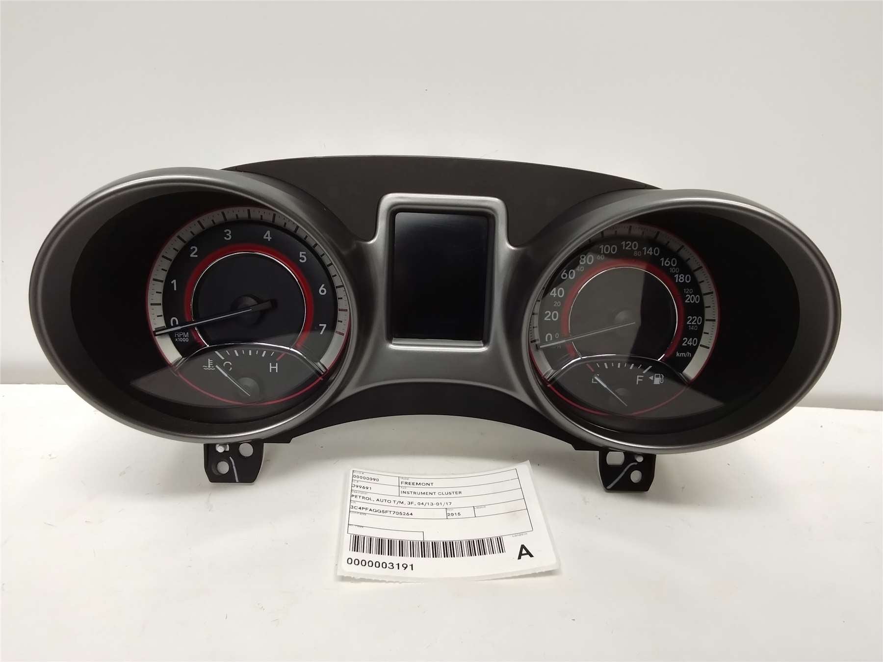 Used Fiat, Freemont Instrument Cluster Petrol Auto T/M Jf 04/13 01/17 2015 – image 1 - All Good Parts