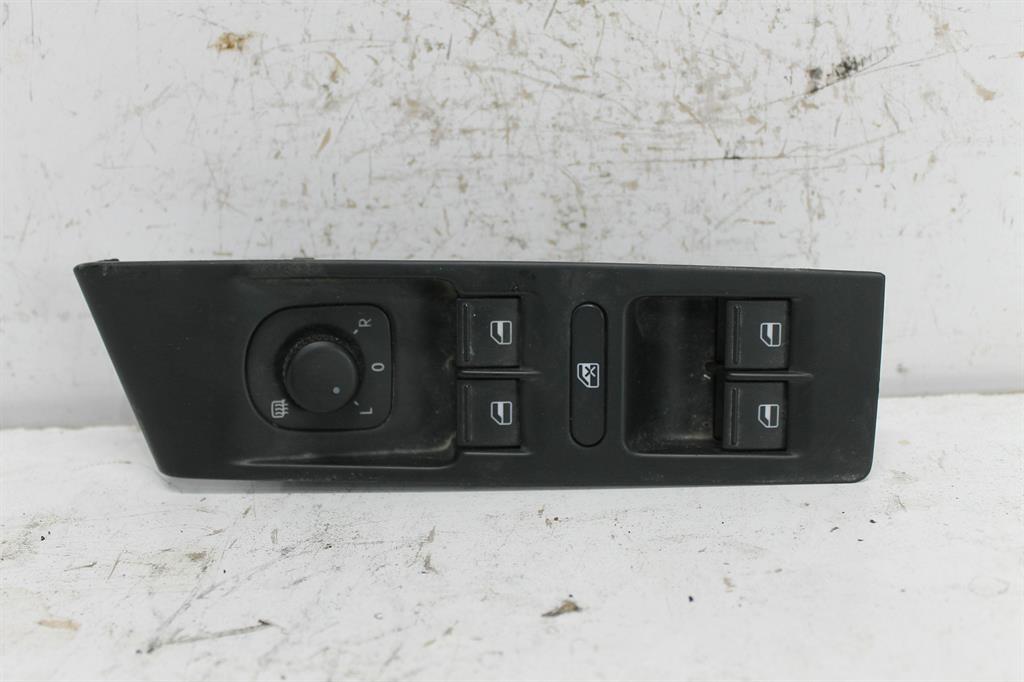 Used Volkswagen, Passat Power Window Switch Rh Front (Master Switch) 3C/Mk6 B6 B7 Sedan/Wagon W/O Chrome On Switches Type 03/06 05/15 2014 – image 1 - All Good Parts
