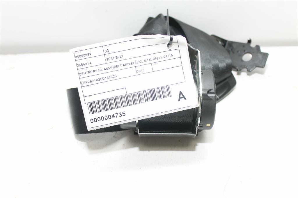 Used Chery, J3 Seat Belt Centre Rear Assy (Belt And Stalk) M1X 09/11 01/15 2015 – image 1 - All Good Parts