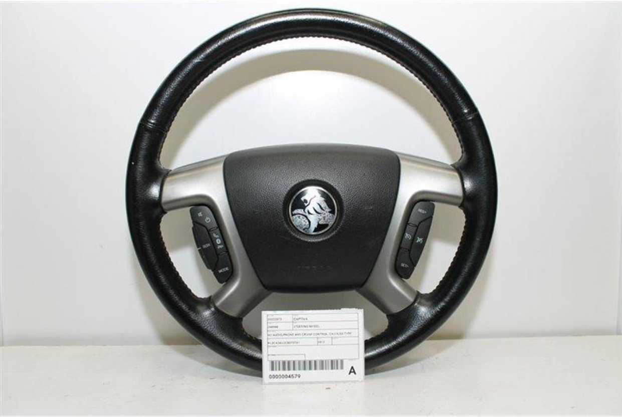 Used Holden, Captiva Steering Wheel W/ Audio/Phone And Cruise Control Cx/Lx/Sx Type (4Th Letter Vin C) Cg 01/11 06/18 2012 – image 1 - All Good Parts