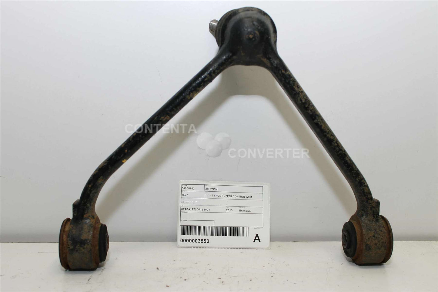 Used Ssangyong, Actyon Right Front Upper Control Arm 05/12 01/17 2013 – image 1 - All Good Parts