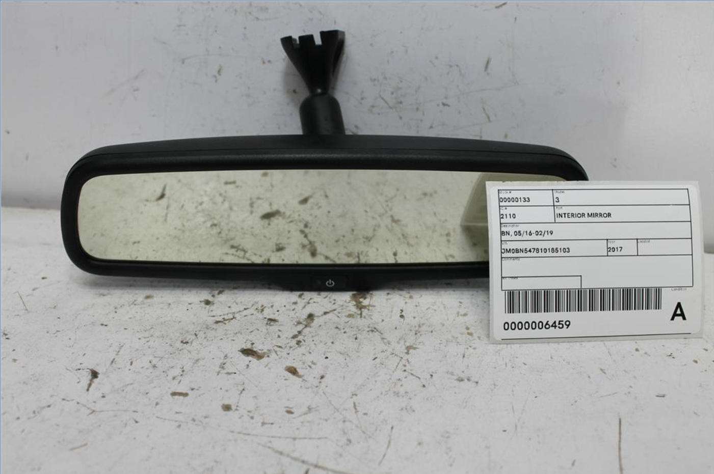 Used Mazda, 3 Interior Mirror Bn 05/16 02/19 2017 – image 1 - All Good Parts