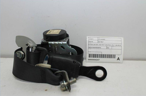 Mitsubishi, Outlander Seat Belt Rh Rear 3Rd Row Assy (Belt And Stalk) Zg 11/06 09/09