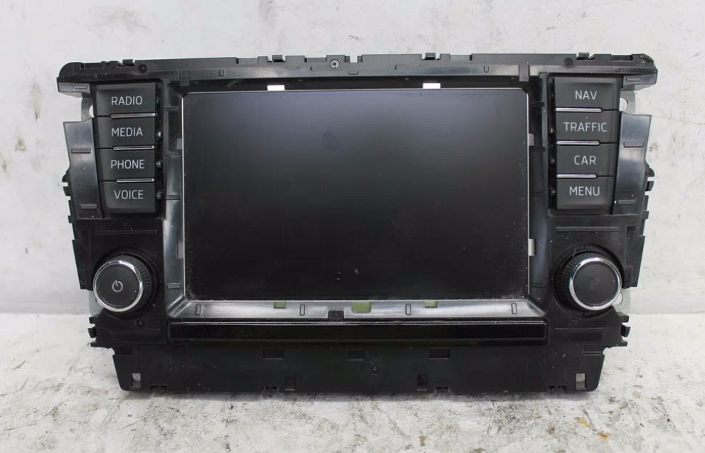 Used Skoda, Rapid Stereo/Head Unit Display/Control Unit Sat Nav Type Nh 05/14 02/17 2016 – image 1 - All Good Parts