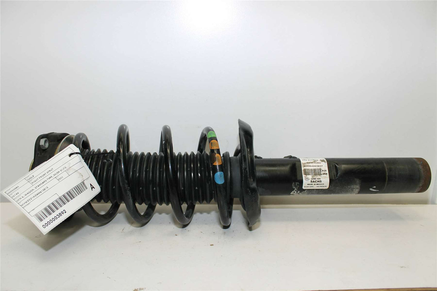 Used Volkswagen, Golf Right Front Strut Gen 6 Wagon Standard Type 09/09 01/13 2009 – image 1 - All Good Parts