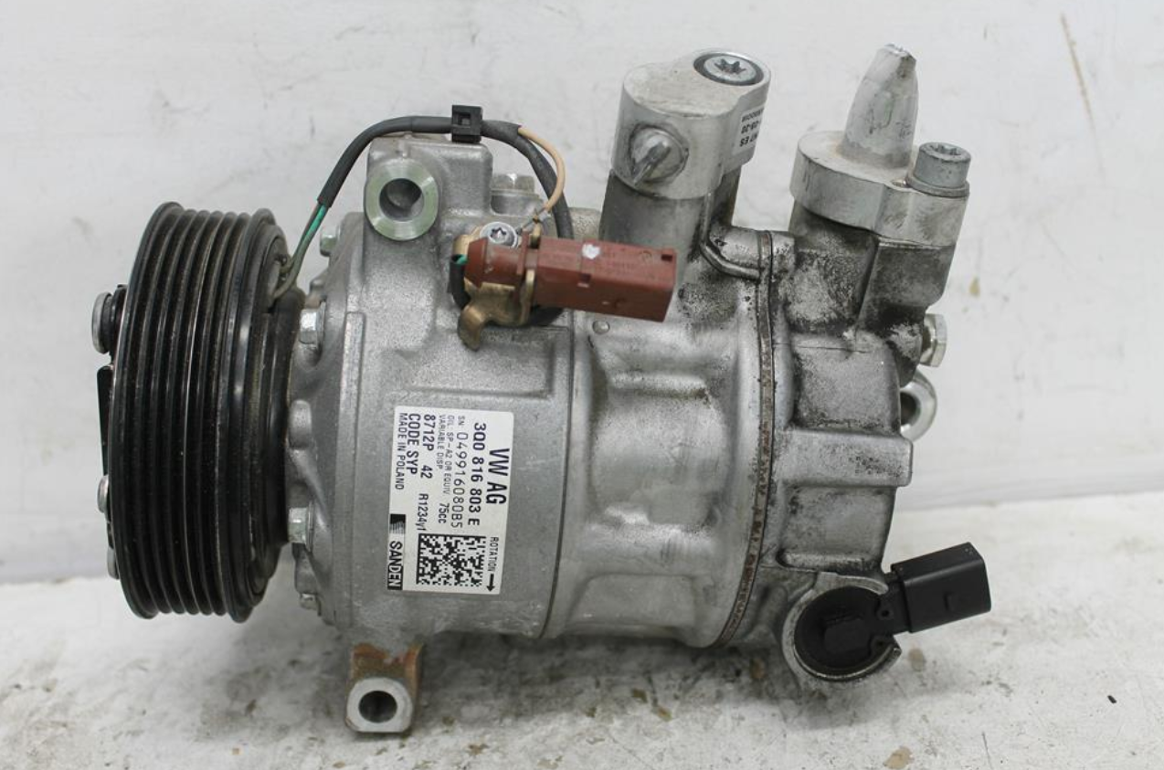 Used Skoda, Kamiq A/C Compressor Nw 1.0 Petrol Denso Dkrf/Dpca/Dxua Code 06/20 2020 – image 1 - All Good Parts