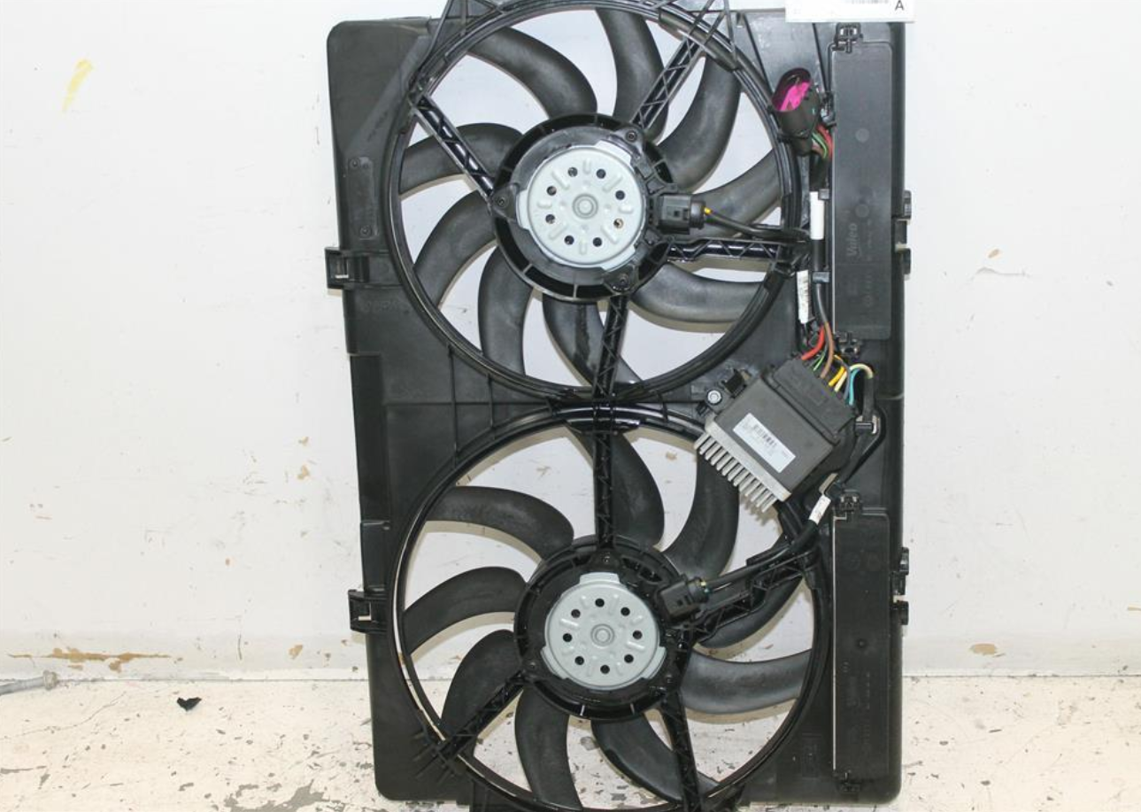 Used Audi, A4 Fan Dual Fan Assy 1.8 Petrol 400W/200W B8 8K 02/08 01/16 2012 – image 1 - All Good Parts