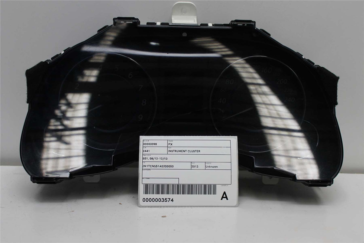 Used Infiniti, FX37 Instrument Cluster S51 08/12 12/13 2013 – image 1 - All Good Parts