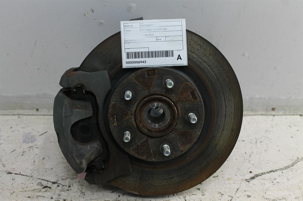 Used Mitsubishi, Outlander Left Front Hub Assembly Zg Zl Fwd/Awd 11/06 07/21 2014 – image 1 - All Good Parts