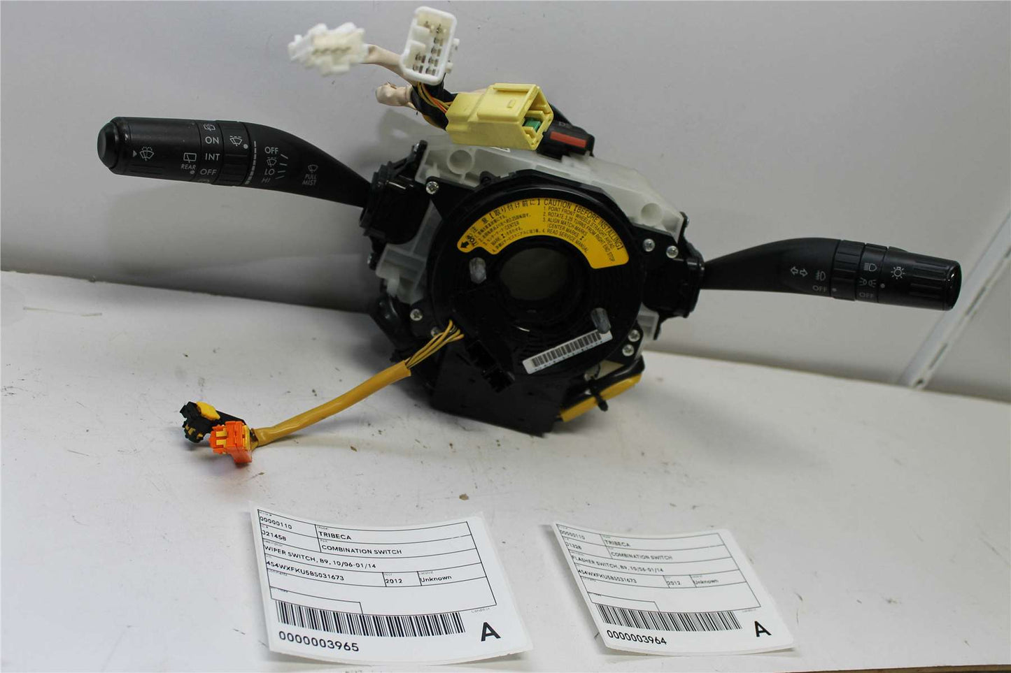 Used Subaru, Tribeca Combination Switch Wiper Switch B9 10/06 01/14 2012 – image 1 - All Good Parts