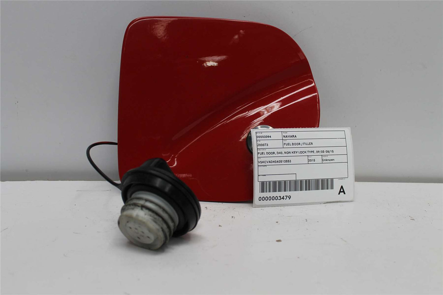 Used Nissan, Navara Fuel Door / Filler Fuel Door D40 Non Key Lock Type 09/05 08/15 2015 – image 1 - All Good Parts