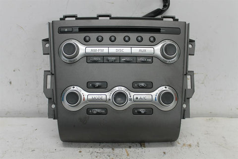 Nissan, Murano Stereo/Head Unit Heating/Cooling/Audio Control Panel Single Disc Cd Player Z51 09/11 01/15