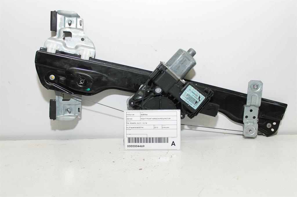 Used Holden, Barina Right Front Window Reg/Motor Tm Power 09/11 12/18 2013 – image 1 - All Good Parts