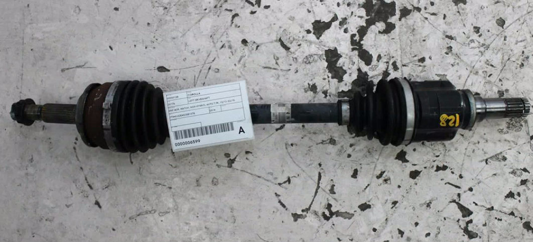 Used Toyota, Corolla Left Driveshaft Zre182R Hatch Non Hybrid Auto T/M 10/12 03/15 2014 – image 1 - All Good Parts