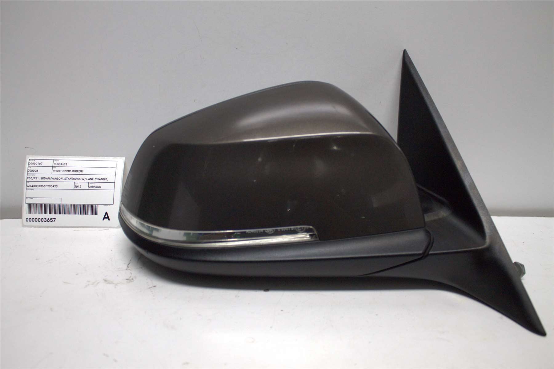 Used BMW, 3 Series Right Door Mirror F30/F31 Sedan/Wagon Standard W/ Lane Change Non Camera Type 11/11 05/19 2012 – image 1 - All Good Parts