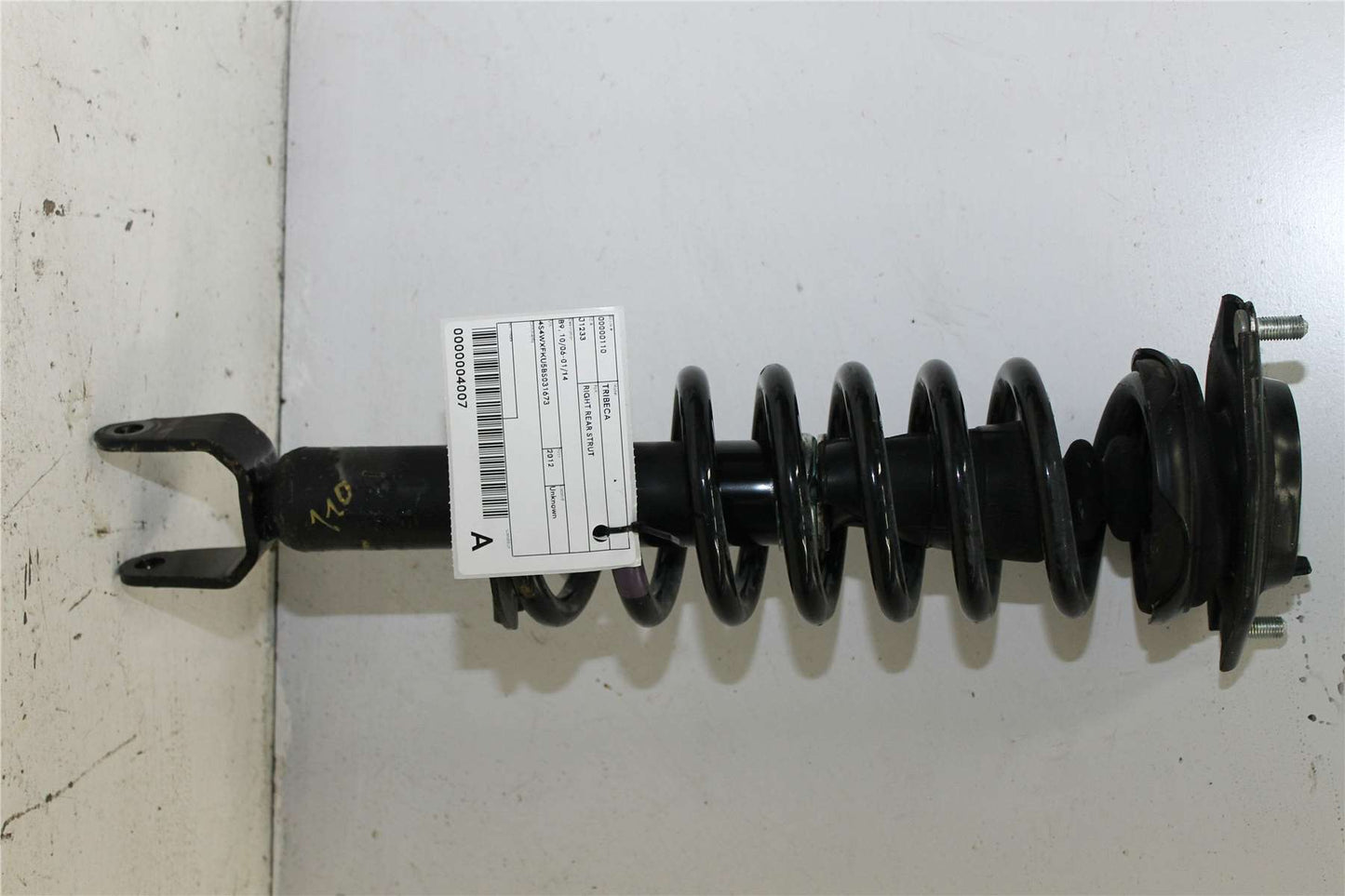 Subaru, Tribeca Right Rear Strut B9 10/06 01/14