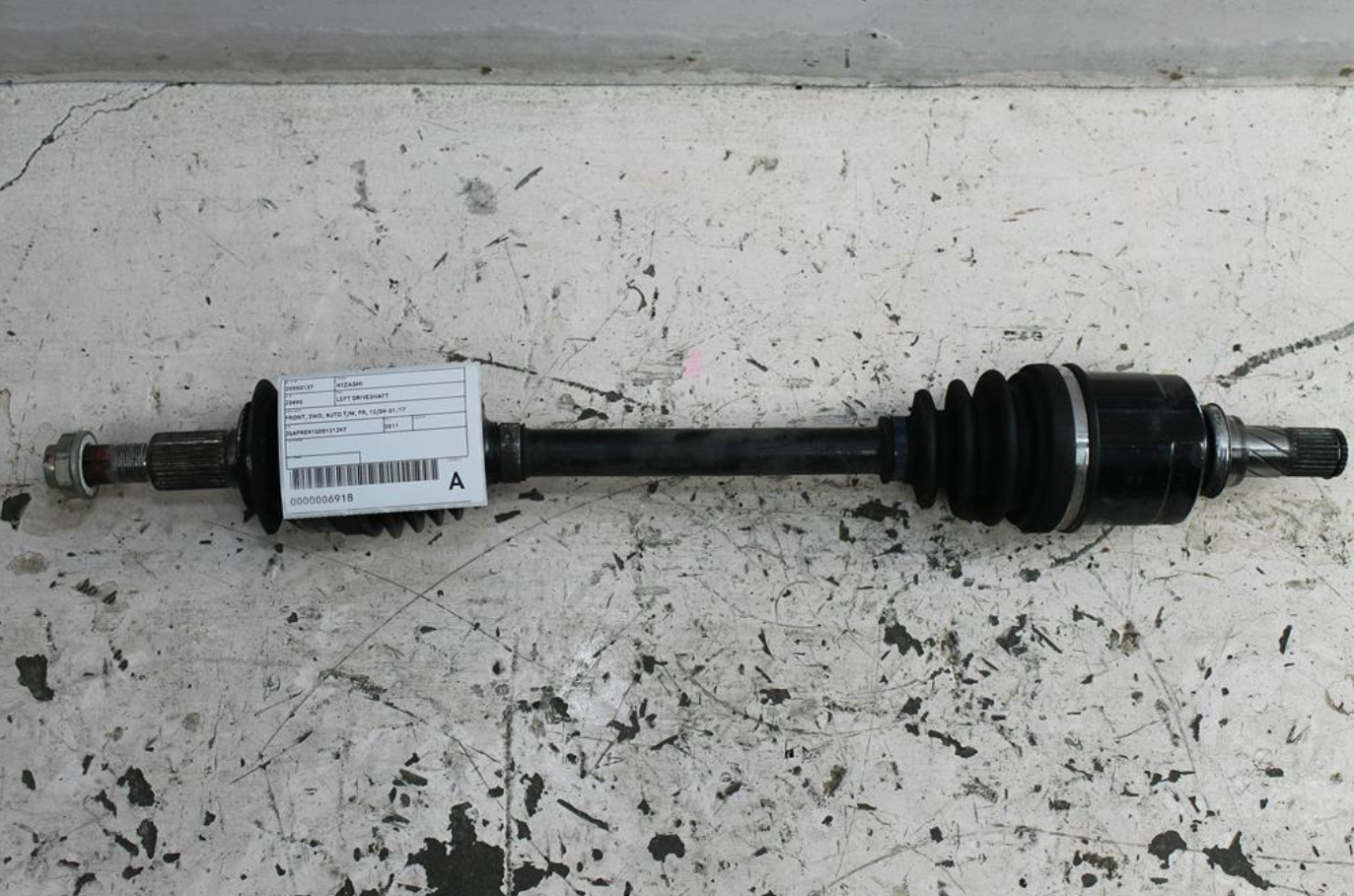 Used Suzuki, Kizashi Left Driveshaft Front 2Wd Auto T/M Fr 12/09 01/17 2011 – image 1 - All Good Parts