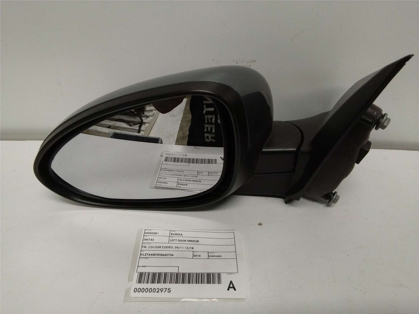 Used Holden, Barina Left Door Mirror Tm Colour Coded 09/11 12/18 2014 – image 1 - All Good Parts