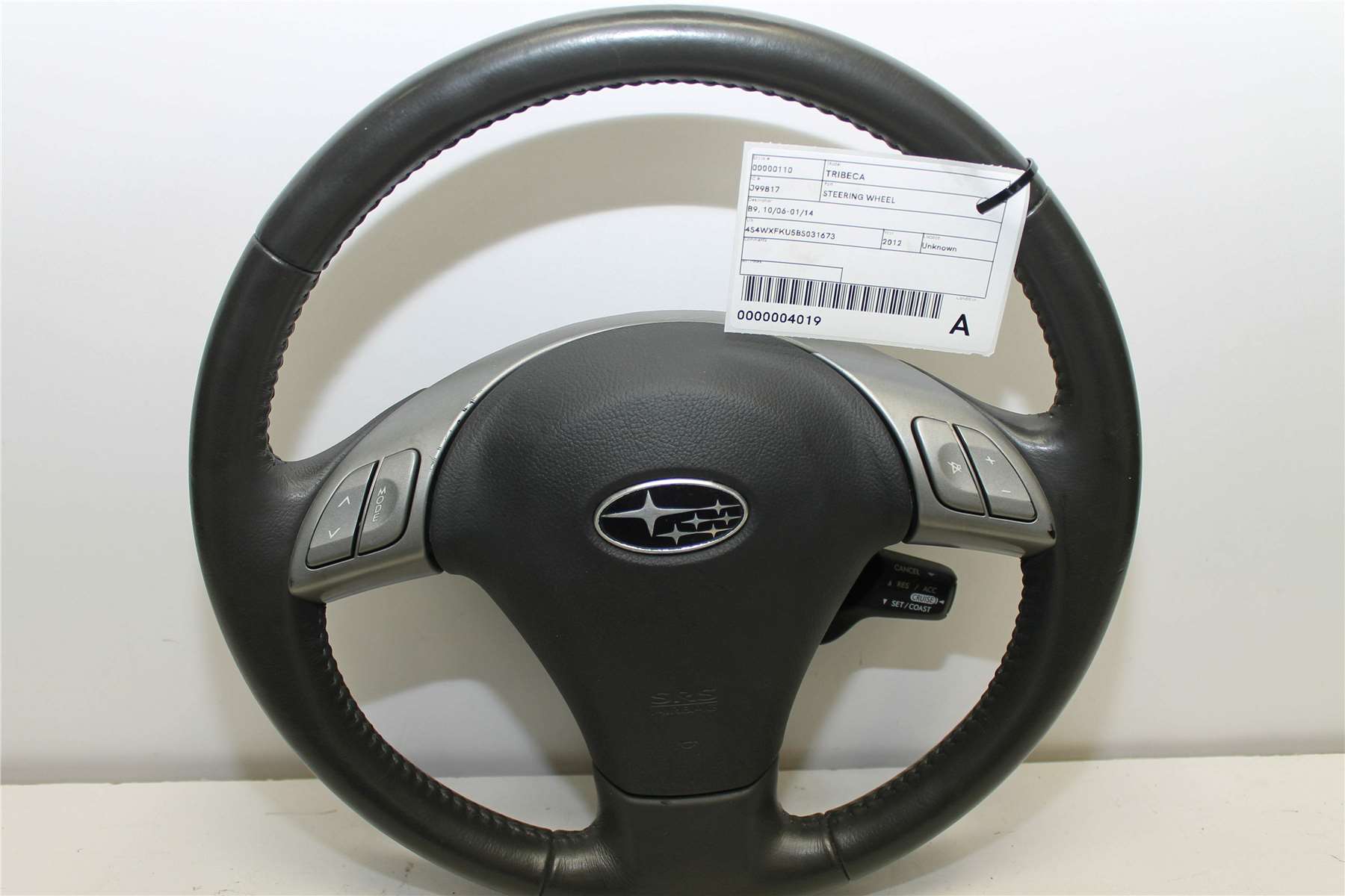 Used Subaru, Tribeca Steering Wheel B9 10/06 01/14 2012 – image 1 - All Good Parts