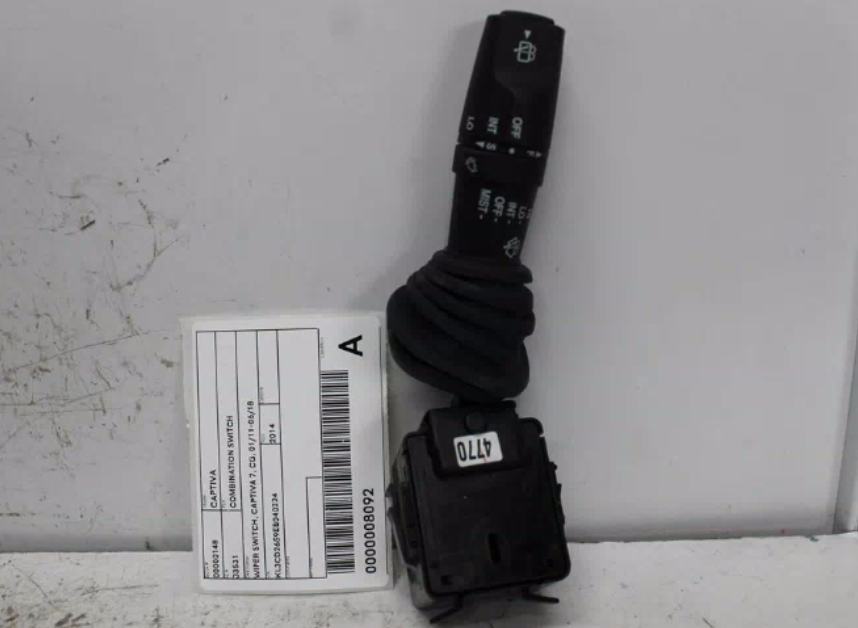Used Holden, Captiva Combination Switch Wiper Switch Captiva 7 Cg 01/11 06/18 2014 – image 1 - All Good Parts