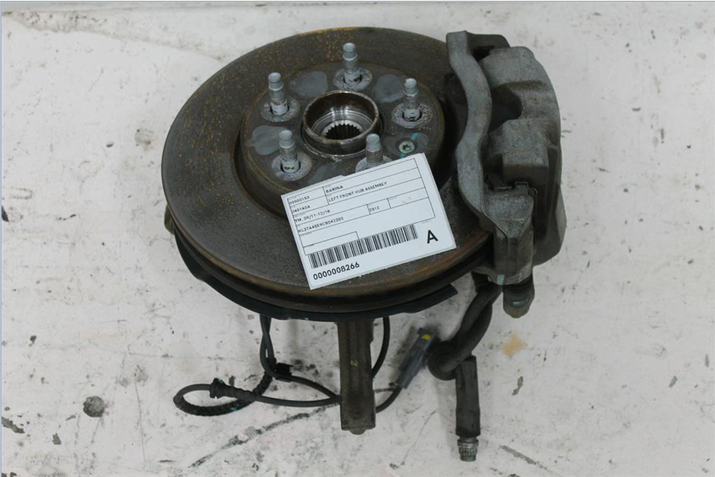 Used Holden, Barina Left Front Hub Assembly Tm 09/11 12/18 2012 – image 1 - All Good Parts