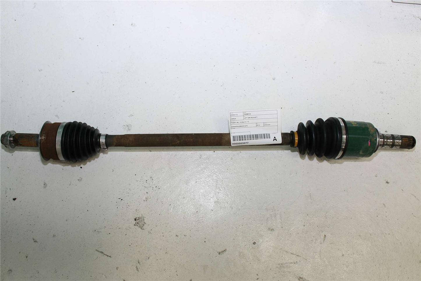 Subaru, Tribeca Right Driveshaft Rear B9 03/07 01/14