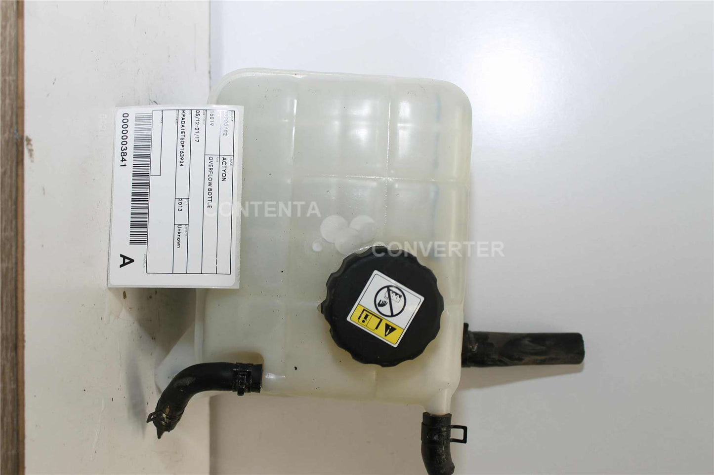 Used Ssangyong, Actyon Overflow Bottle 05/12 01/17 2013 – image 1 - All Good Parts