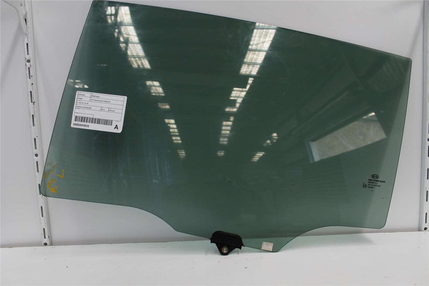 Used Kia, Sportage Left Rear Door Window Sl 05/10 10/15 2013 – image 1 - All Good Parts