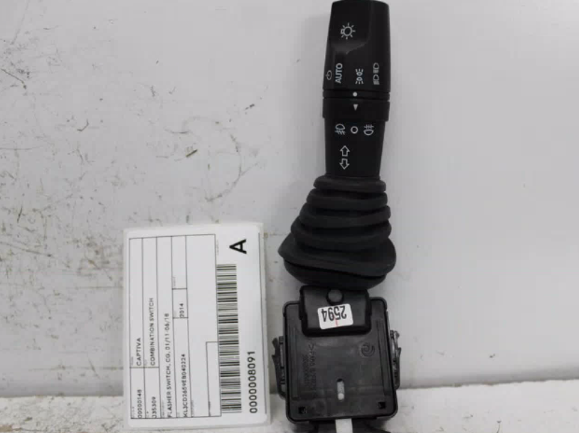 Used Holden, Captiva Combination Switch Flasher Switch Cg 01/11 06/18 2014 – image 1 - All Good Parts