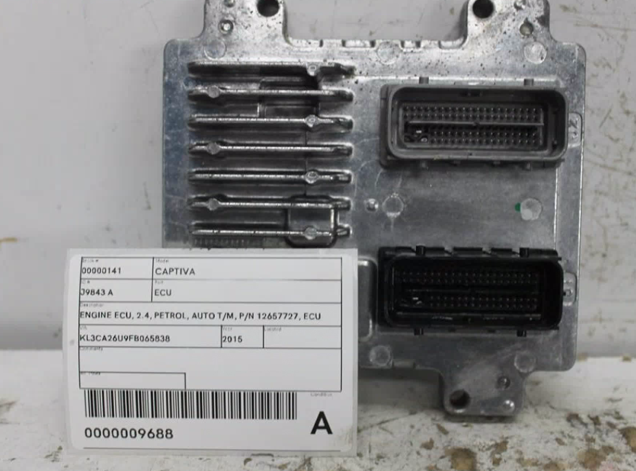 Used Holden, Captiva Ecu 2.4 Petrol Auto T/M P/N 12657727 Ecu Only Cg 01/11 06/18 2015 – image 1 - All Good Parts