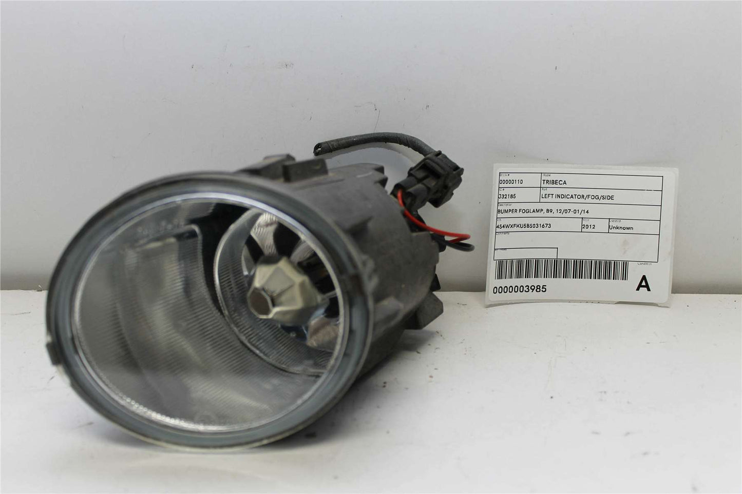 Used Subaru, Tribeca Left Indicator/Fog/Side Bumper Foglamp B9 12/07 01/14 2012 – image 1 - All Good Parts