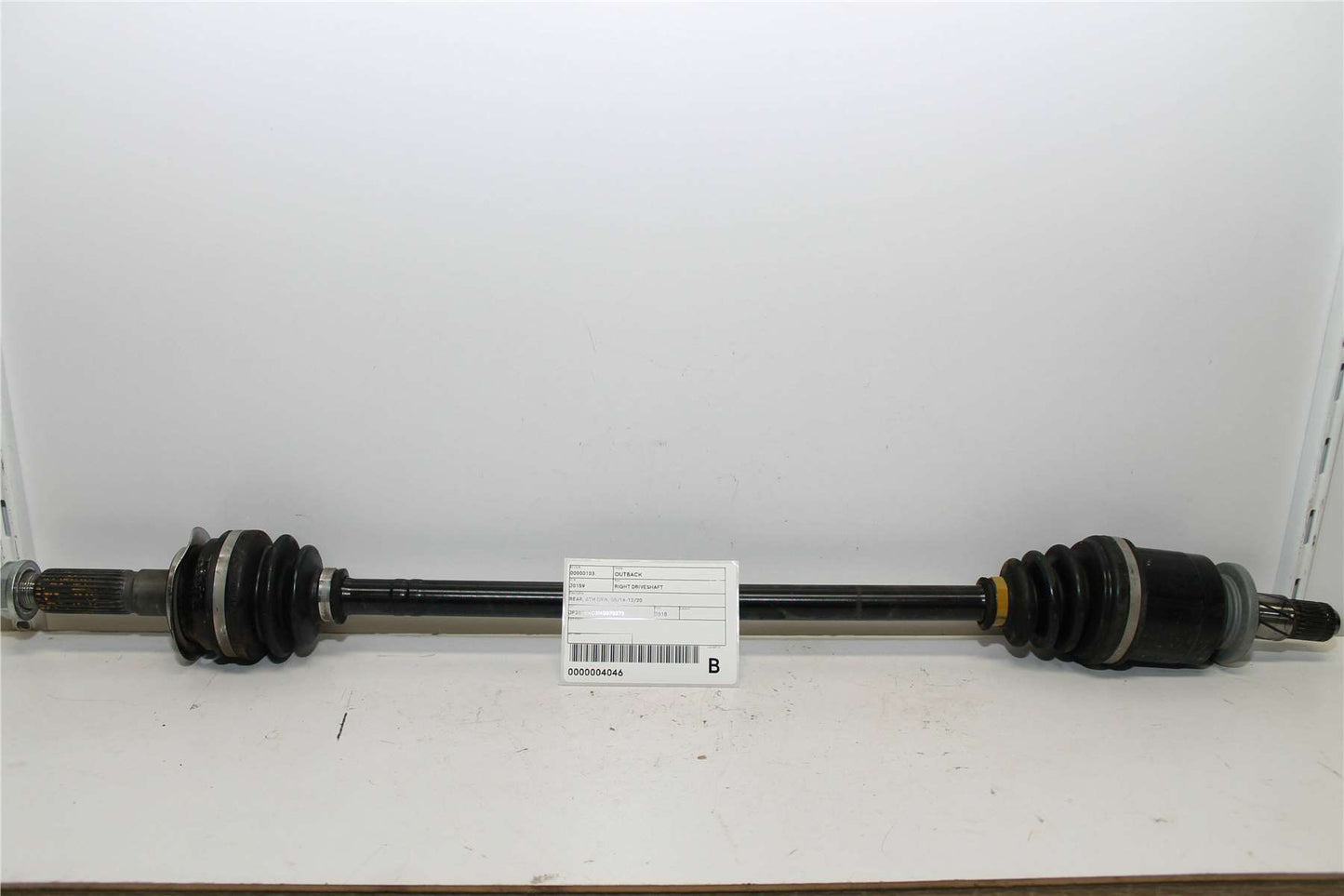 Used Subaru, Outback Right Driveshaft Rear 6Th Gen 08/14 12/20 2018 – image 1 - All Good Parts