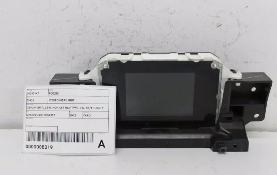 Used Ford, Focus Stereo/Head Unit Display Unit 3.5In Non Sat Nav Type Lw 05/11 08/15 2013 – image 1 - All Good Parts