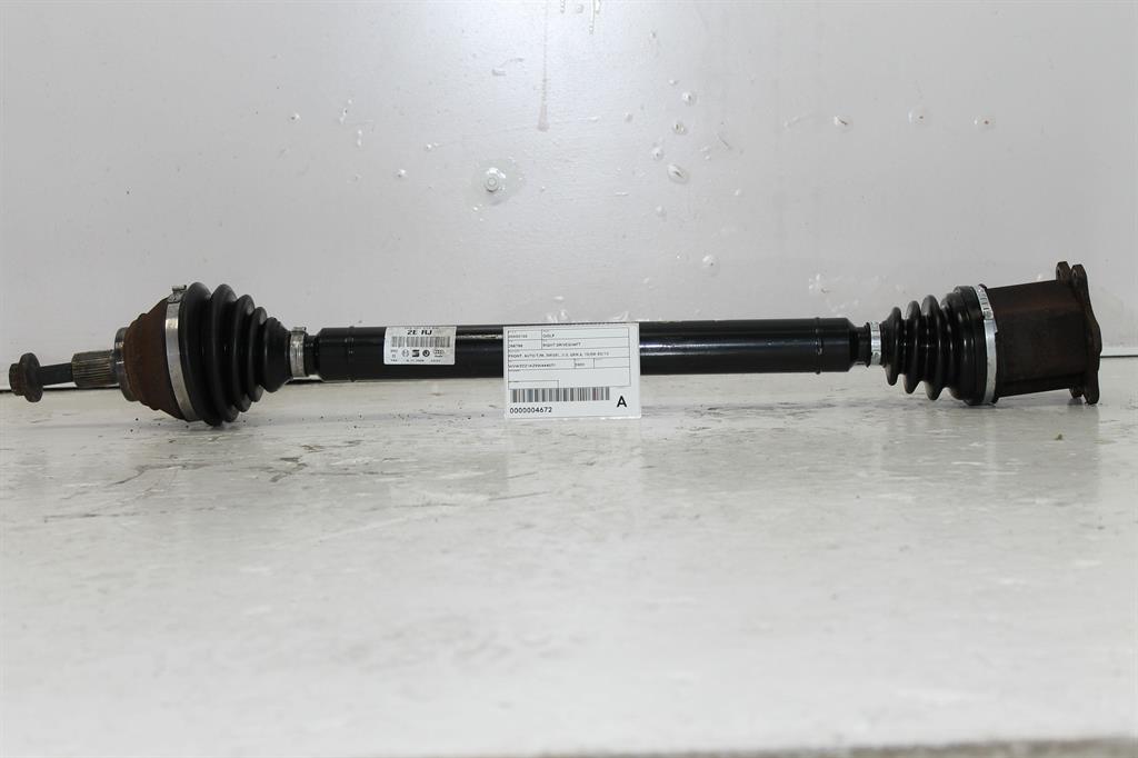 Used Volkswagen, Golf Right Driveshaft Front Auto T/M Diesel 2.0 Gen 6 10/08 03/13 2009 – image 1 - All Good Parts