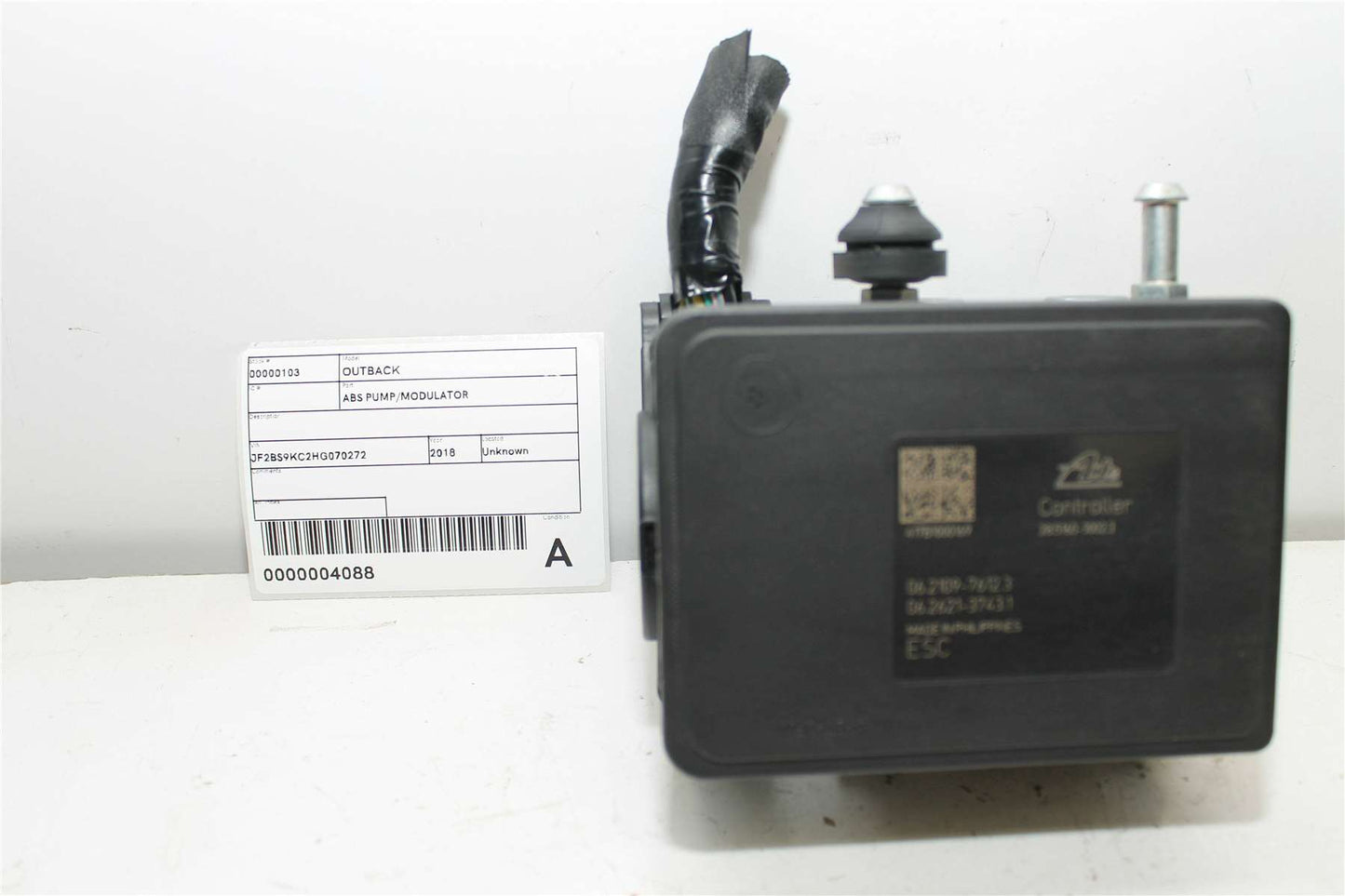 Used Subaru, Outback Abs Pump/Modulator 6Th Gen P/N 27536Al000 08/14 12/20 2018 – image 1 - All Good Parts