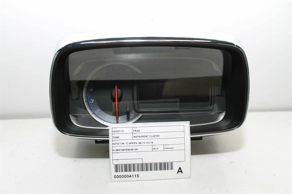 Used Holden, Trax Instrument Cluster Auto T/M Tj Series 08/13 09/16 2014 – image 1 - All Good Parts