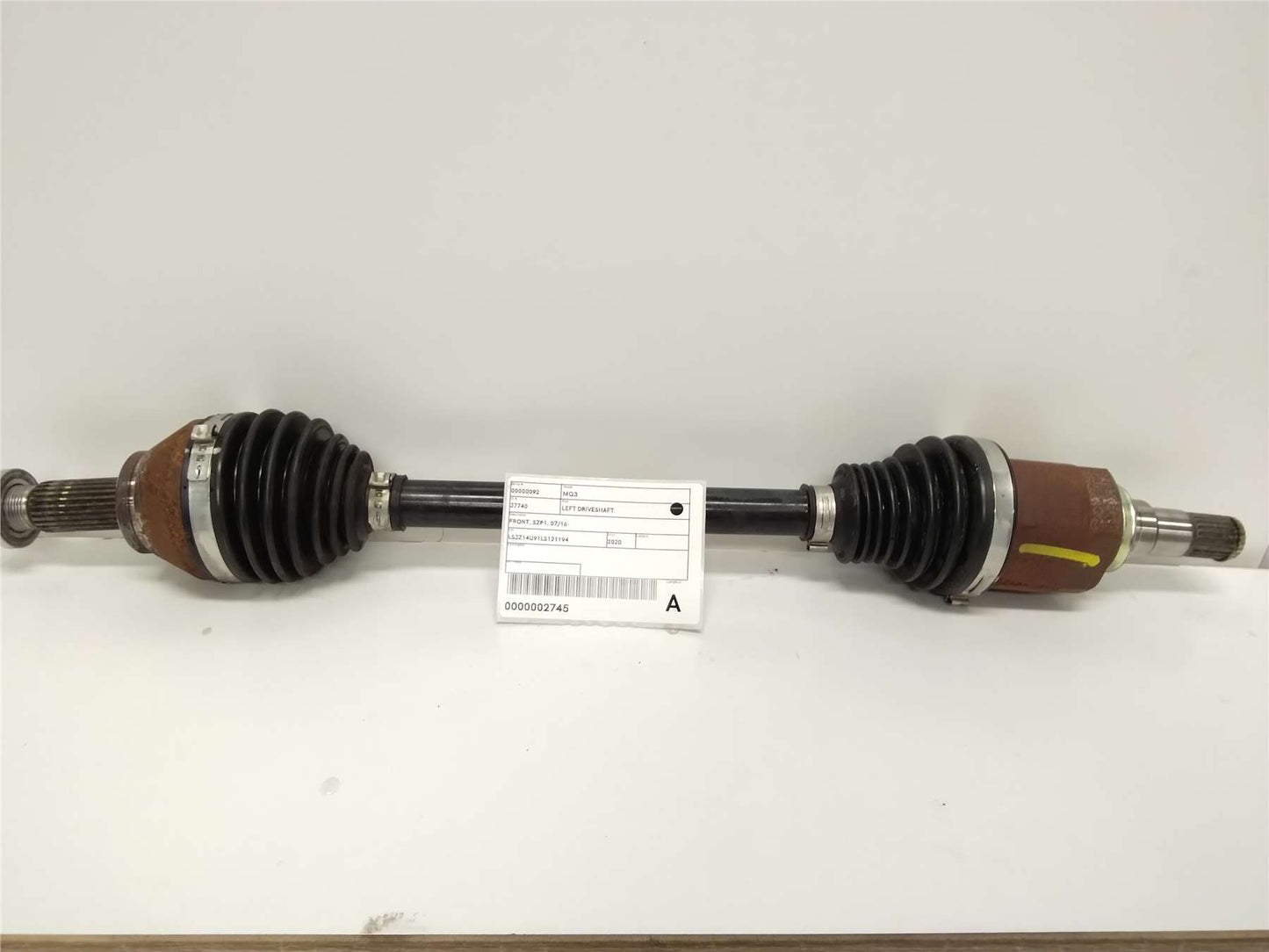 Used MG, MG3 Left Driveshaft Front Szp1 07/16 2020 – image 1 - All Good Parts