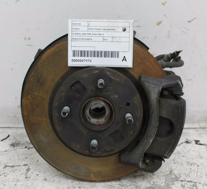 Used Mazda, 2 Right Front Hub Assembly De Series Abs Type 09/07 09/14 2012 – image 1 - All Good Parts