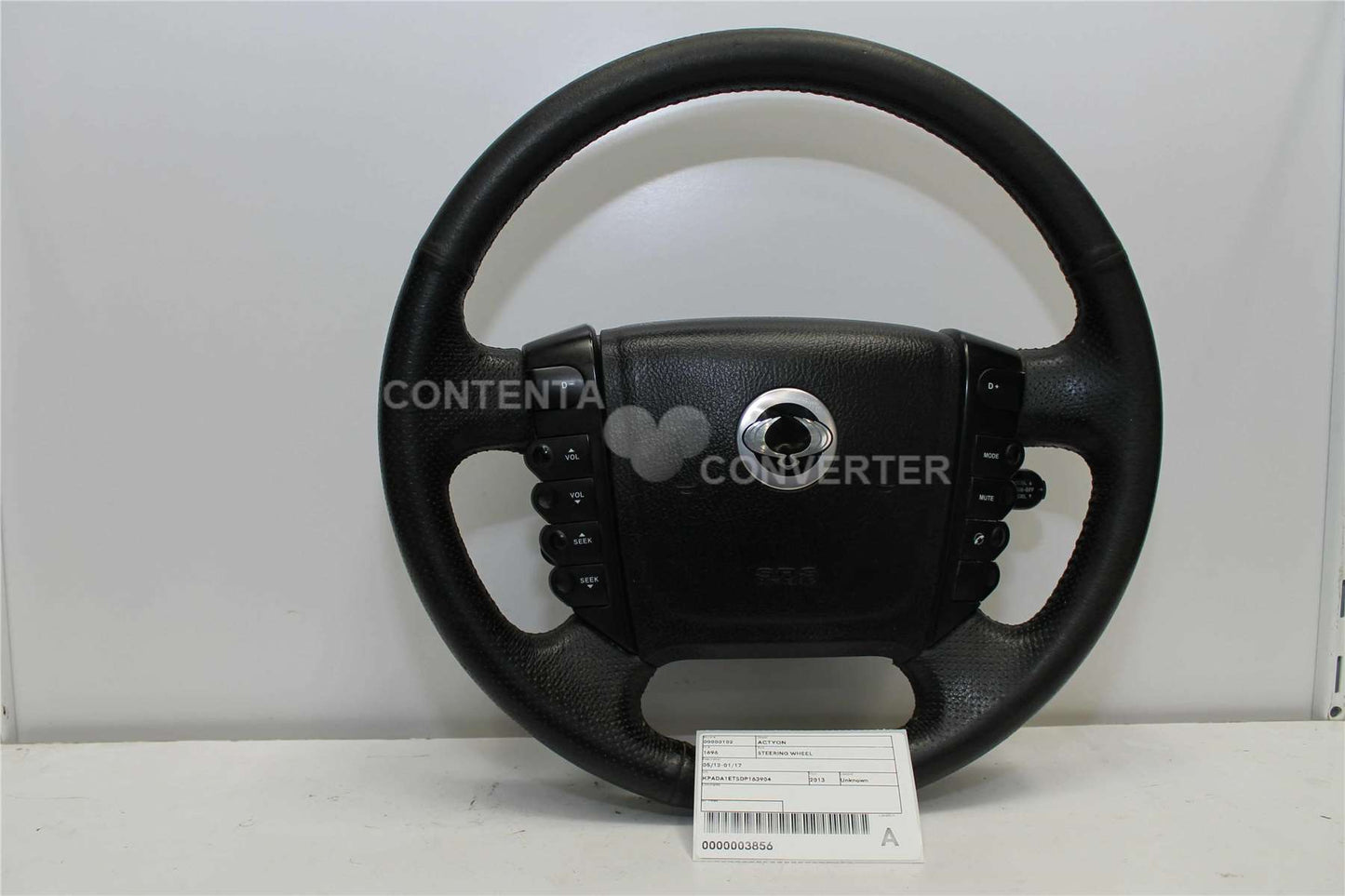 Used Ssangyong, Actyon Steering Wheel 05/12 01/17 2013 – image 1 - All Good Parts