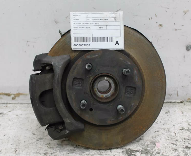 Used Mazda, 2 Left Front Hub Assembly De Series Abs Type 09/07 09/14 2012 – image 1 - All Good Parts