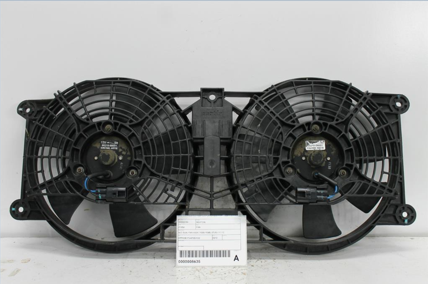 Used Ssangyong, Rexton Fan A/C Dual Fan Assy Y200 Y285 07/03 11/12 2010 – image 1 - All Good Parts
