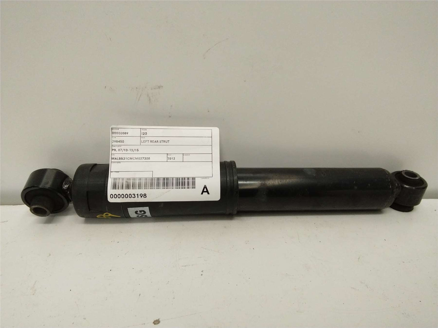 Used Hyundai, I20 Left Rear Strut Pb 04/10 12/15 2012 – image 1 - All Good Parts