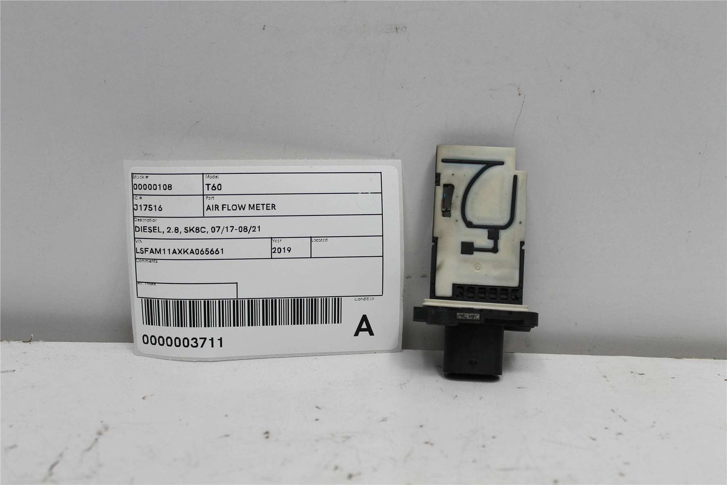 Used LDV, T60 Air Flow Meter Diesel 2.8 Sk8C 07/17 08/21 2019 – image 1 - All Good Parts