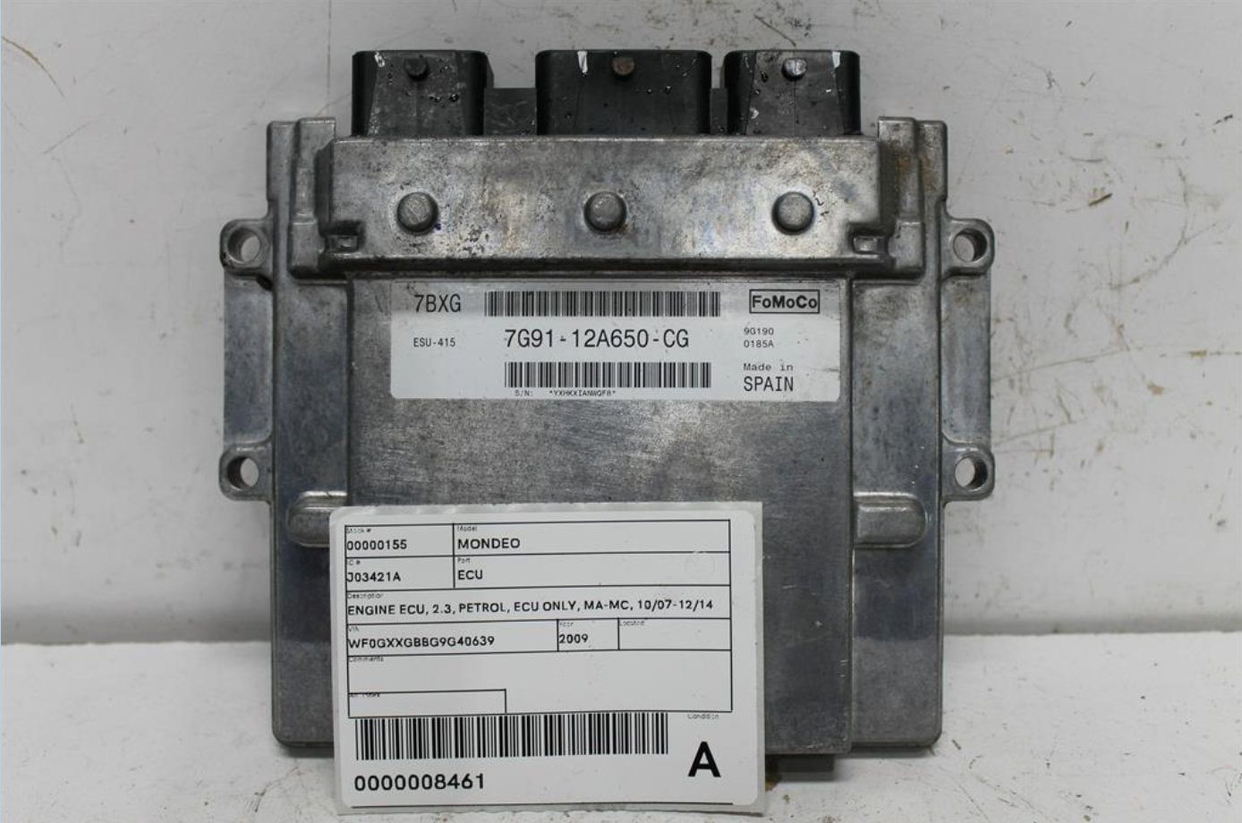 Used Ford, Mondeo Ecu 2.3 Petrol Ecu Only Ma Mc 10/07 12/14 2009 – image 1 - All Good Parts